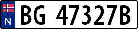 Truck License Plate